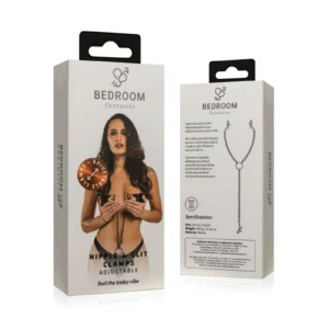 Bedroom Fantasies - Nipple & Clitoral Clamps Black