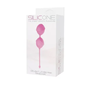 Toyz4lovers Beads Delight Pussy Lychee — Silicone Vaginal and Anal Balls