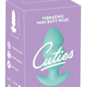 Cuties Vibrating Plugs Green — Vibrating Anal Plug