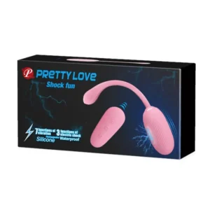 Pretty Love Shock Fun Egg — Pink Vibrating Egg with Electro-Stimulation