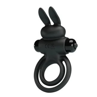 Pretty Love - Vibrant Penis Ring III Black