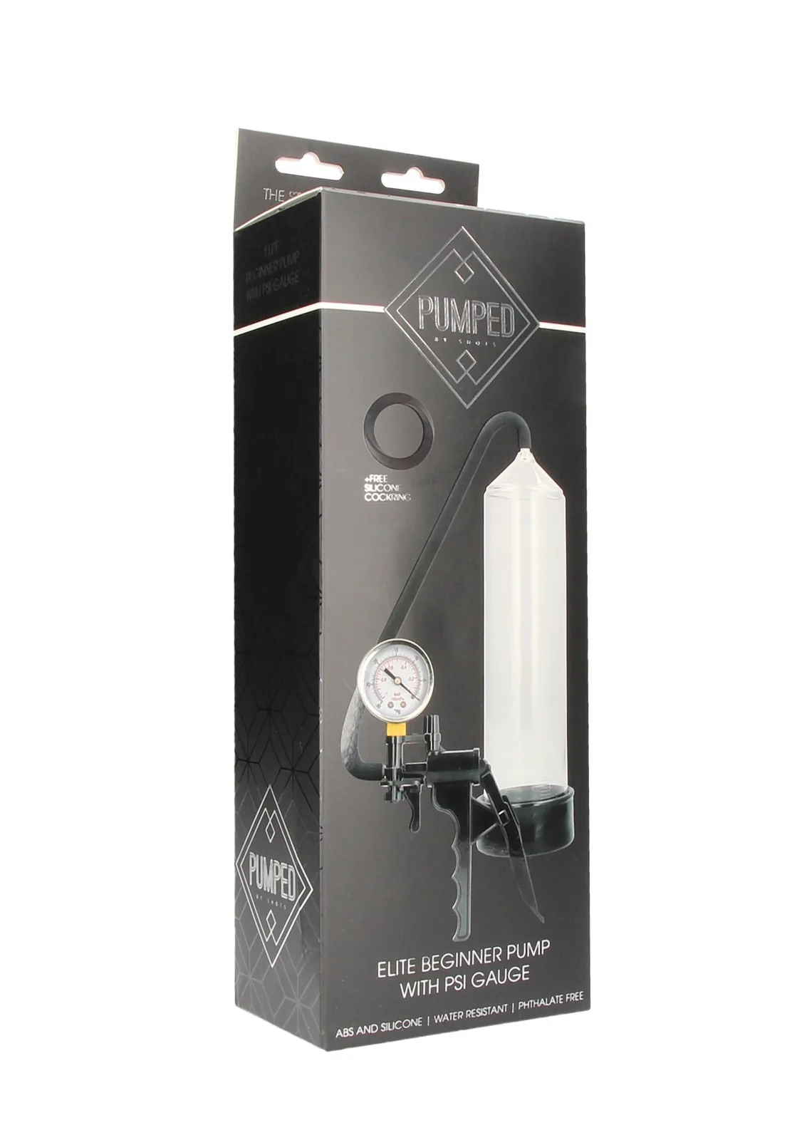 Pumped Elite Beginner Transparent Vacuum Pump with Pressure Gauge