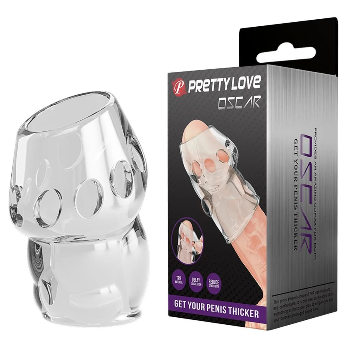 Pretty Love - Oscar, Get Your Penis Thicker, TPR Sleeve Style