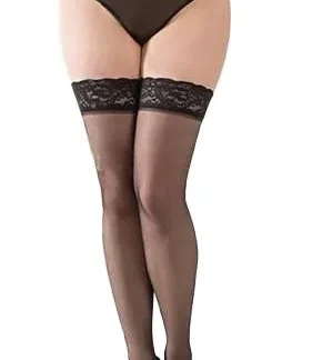 Stockings 5514 - Plus Size - black 3XL
