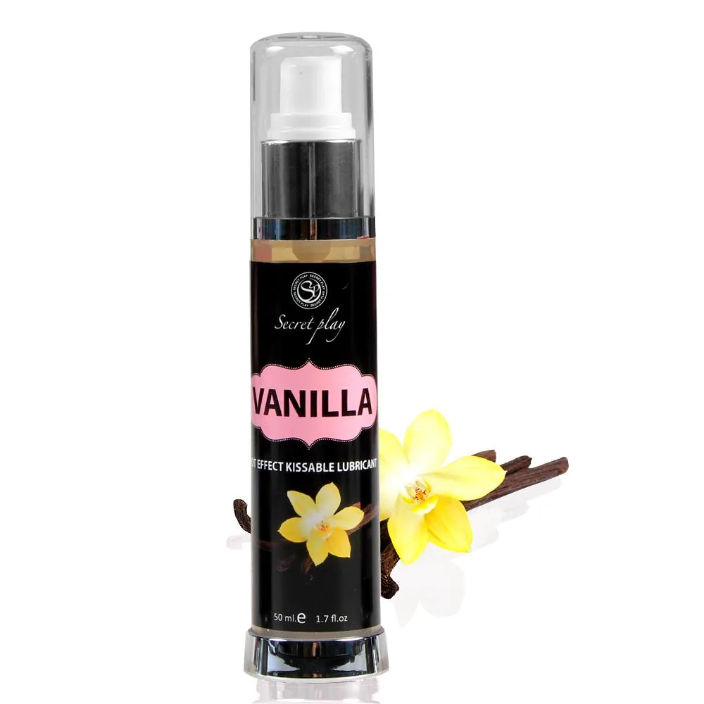 Secret Play Vanilla Hot Effect Kissable Vanilla-Flavored Lubricant, 50 ml