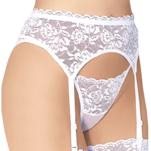 Garter belt 3305 - white S/M