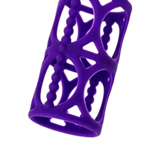 A-TOYS, Penis Sleeve, Silicone, Purple, 7.5 cm Textured