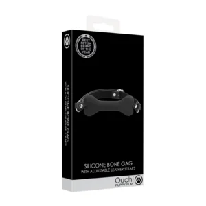 Ouch! Puppy Play Silicone Bone Gag — Silicone Bone Gag