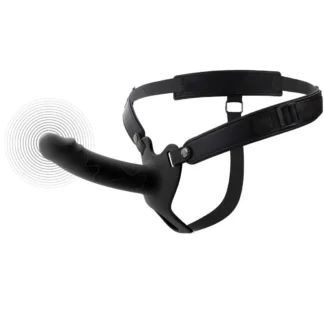 Hollow Penis Strap-On Vibrating Silicone 16 cm