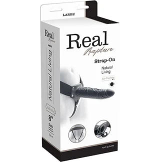 Vibrating Strap-On Prosthesis Cavo Real Rapture 8 Black