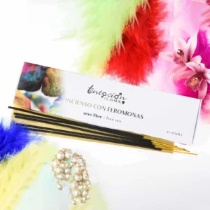 Pack of 25 Incense Sticks with Pheromones Aroma Free Sex Temptation Play Sex