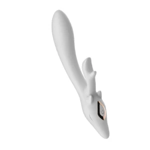 Vibrator - Silicone vibrator with 10 vibration functions, white