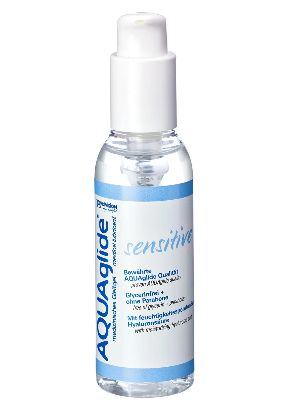 JoyDivision AQUAglide Gel Sensitive Neutral — water-based lubricant, 125 ml