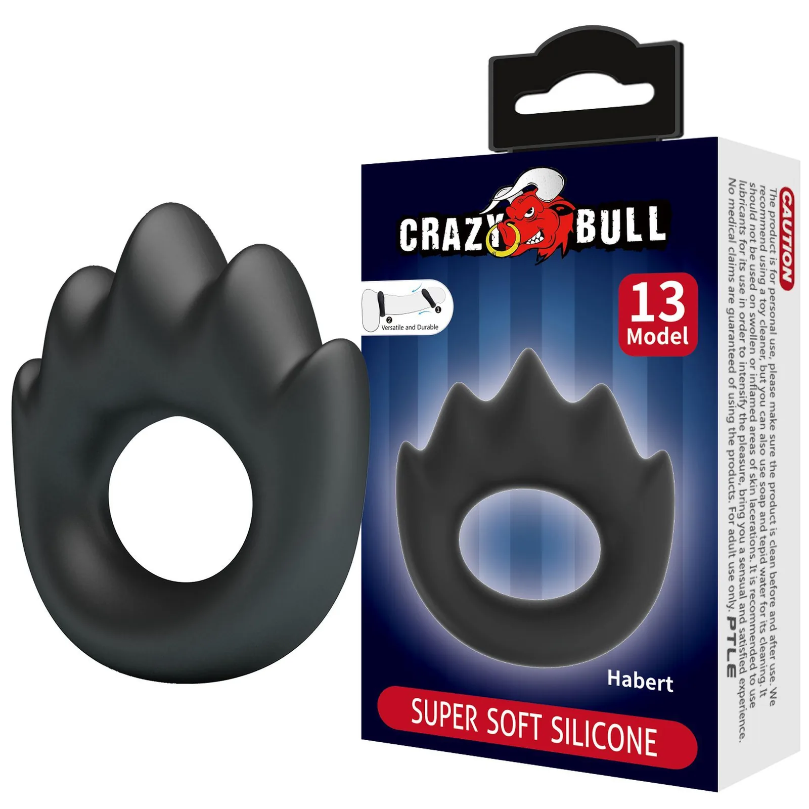 Crazy Bull HABERT — Soft Silicone Erection Ring