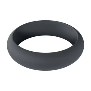 Wide O Silicone Cockring - XL - 50mm - Black