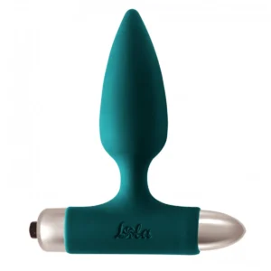 Lola Toys Spice It Up New Edition Glory — dark green vibrating anal plug
