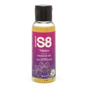 Stimul8 S8 Vitalize Massage Oil "Omani Lime & Spicy Ginger", 50 ml