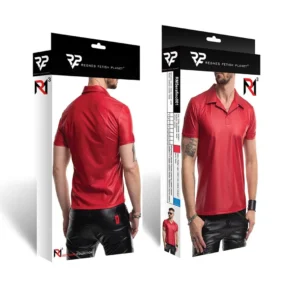 RMSerafino001 - red polo - XL
