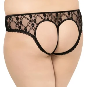 Thong 2472 Plus Size - Black XL