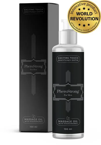 PheroStrong Strong Oil for Men - Massage Oil 100ml - Image 2
