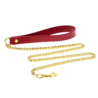 Chain Leash Red