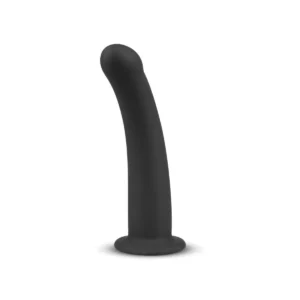 No-Parts Parker – Black Strap-On Dildo, 19.5 cm
