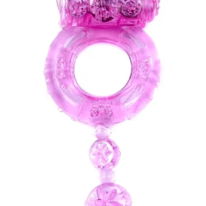 Pink Vibrating Cock Ring