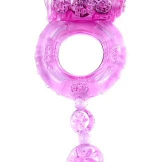 Pink Vibrating Cock Ring