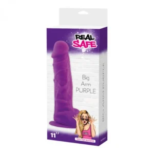 Dildo-Realistic Phallus Real Safe Large Purple