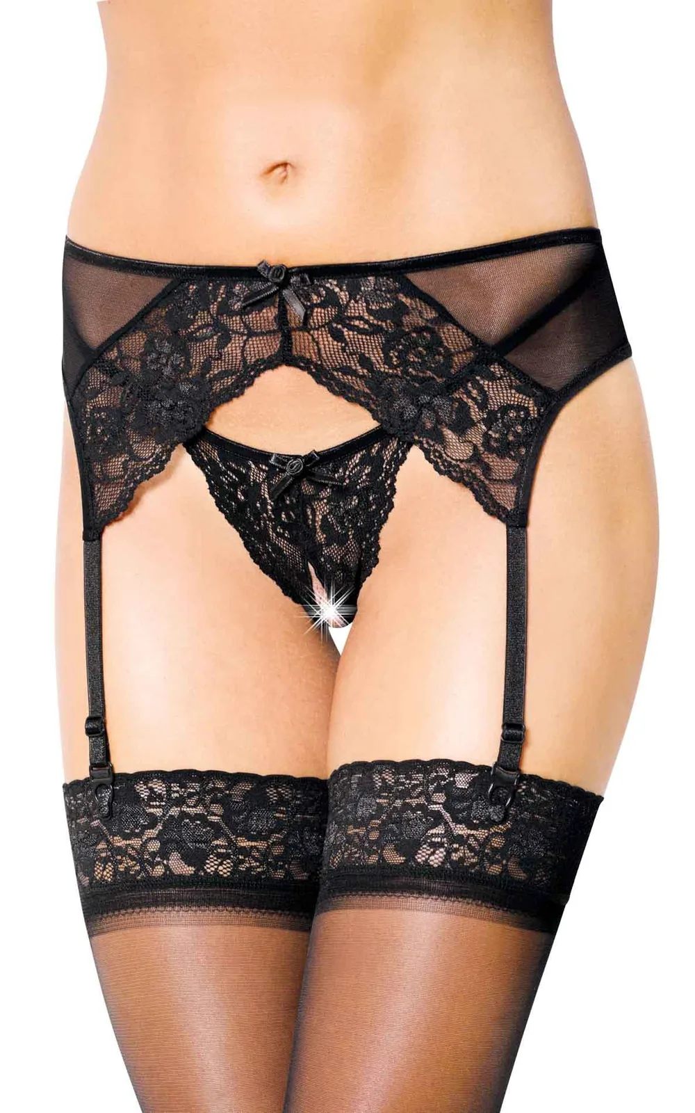 Garter Belt 3317 - black S/M - Image 2