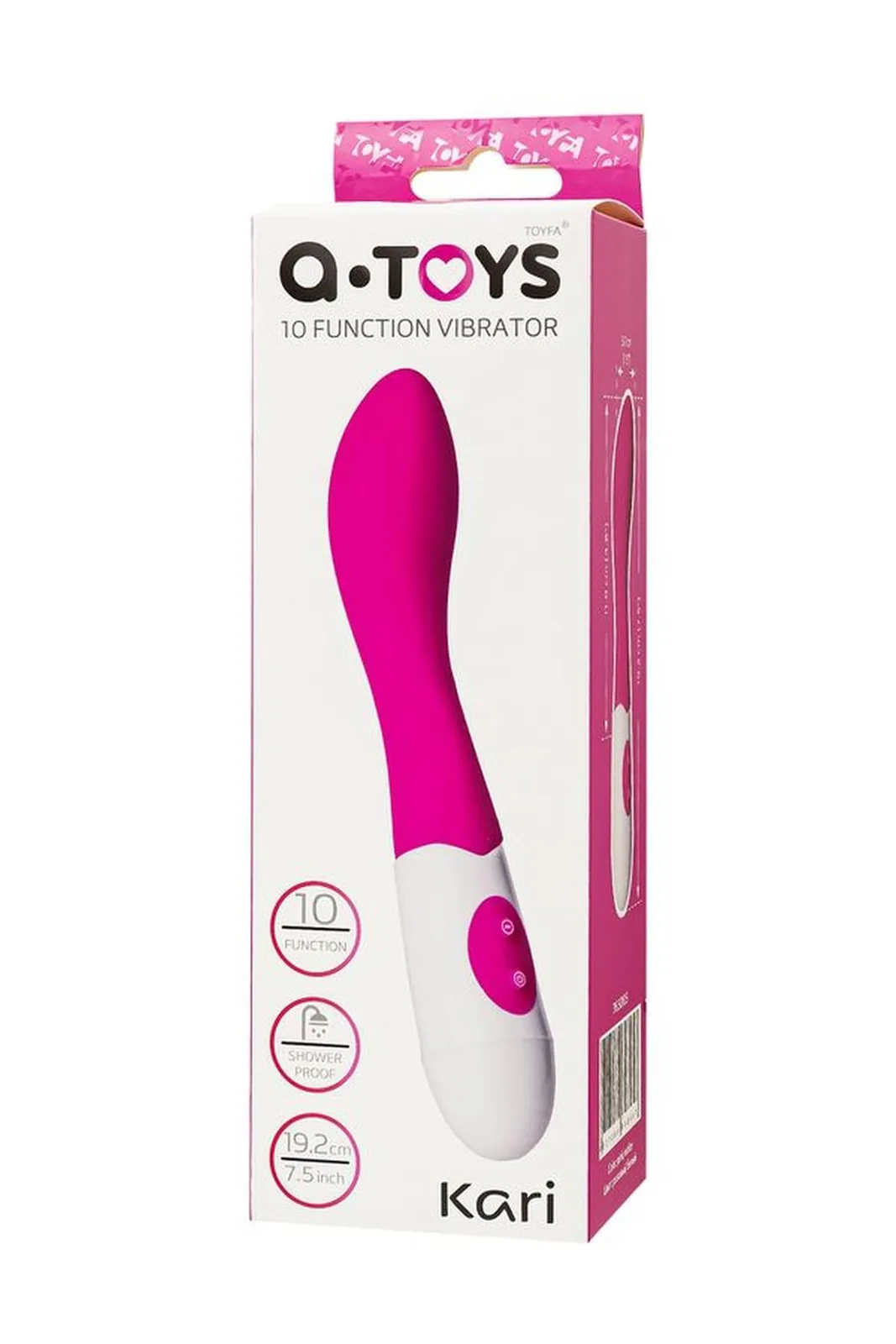 A-TOYS, Kari Vibrator, Silicone, 10 Speeds