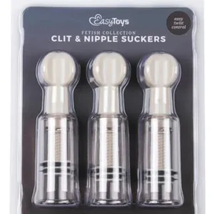 Pump Nipple & Clit Suckers 3pcs