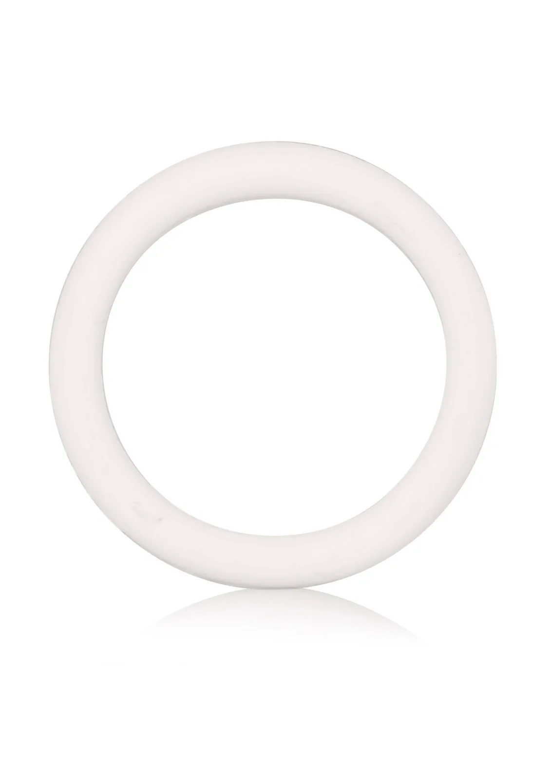 CalExotics Rubber Ring Medium — White Penis Ring