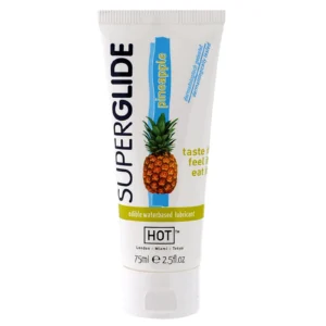 Gel-HOT Superglide Pineapple - 75ml Edible Lubricant Water-Based