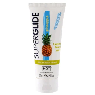 Gel-HOT Superglide Pineapple - 75ml Edible Lubricant Water-Based