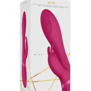 ShotsToys Mira — Rotating G-Spot Rabbit Vibrator, Pink