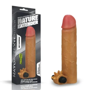 Lovetoy Add 2" Vibrating Silicone Sleeve Extender
