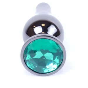 MyLove Toys - Jewellery Dark Silver BUTT PLUG- Green