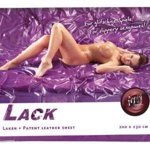 Vinyl Bed Sheet purple 200x230