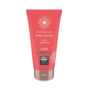 Gel- SHIATSU Love Lubricant Edible Strawberry
