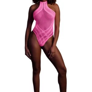 Body with Halter Neck - Neon Pink - XS/XL
