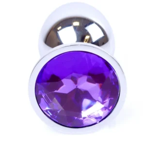 MyLove Toys - Jewellery Silver PLUG- Purple
