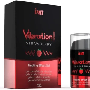 Gel-VIBRATION STRAWBERRY 15 ml