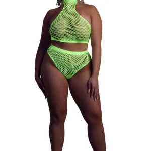 Turtle Neck and High-Waist Slip XL/XXXXL