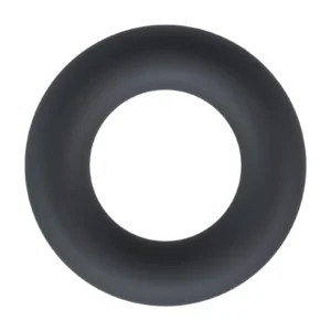 Levelz by Shots Liquid Silicone Cockring L — Black Silicone Erection Ring