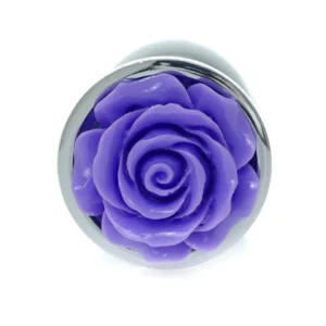 Plug-Jewellery Silver Plug Rose - Purple