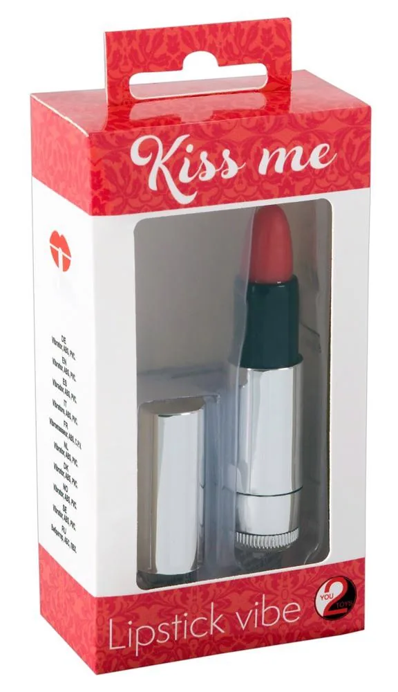 You2Toys Kiss Me Lipstick Vibe — mini vibrator in lipstick form