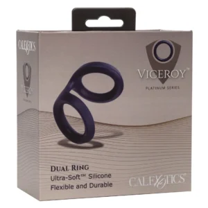 Calexotics Viceroy Dual Ring Blue — Double Erection Ring