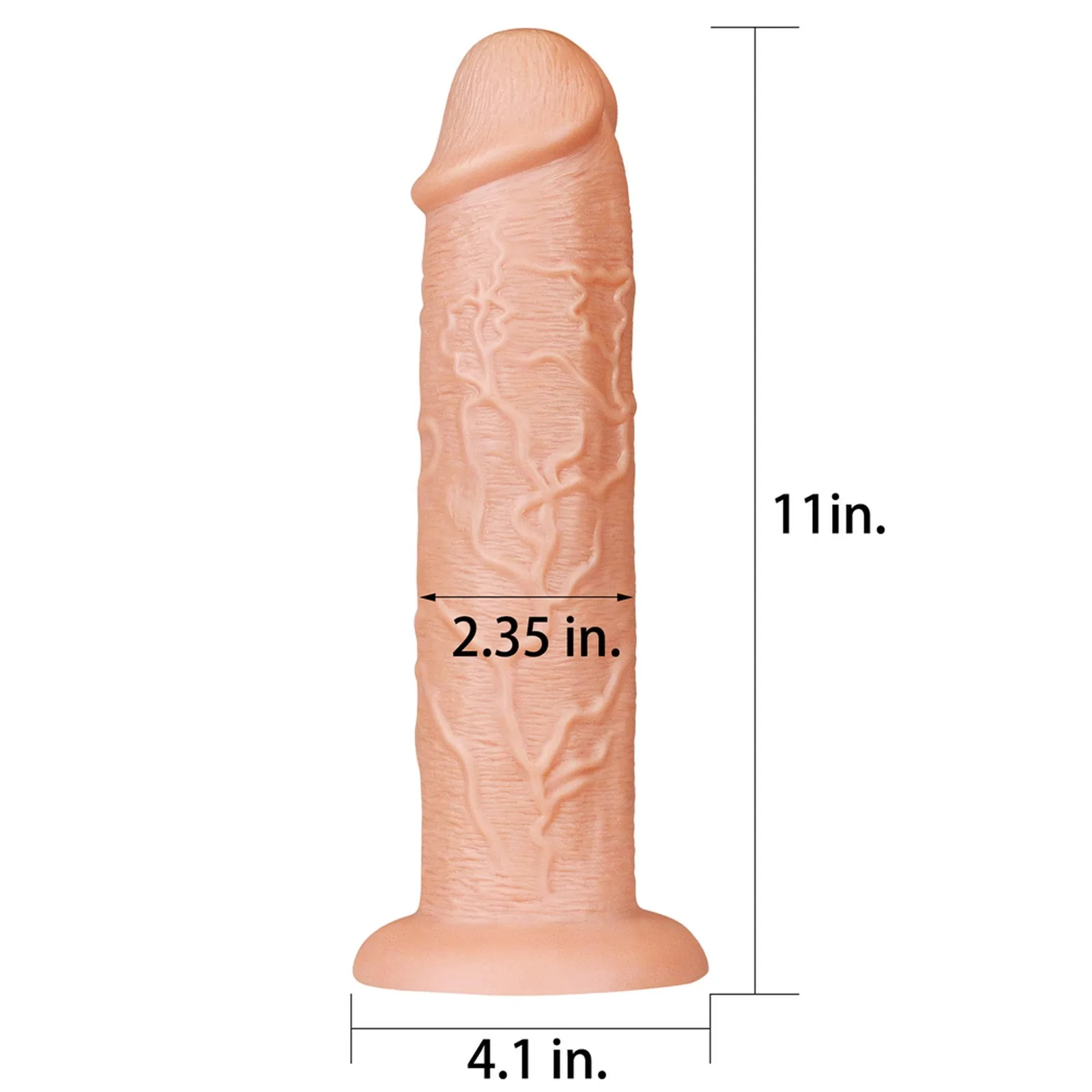 11'' Realistic Long Dildo - Image 3