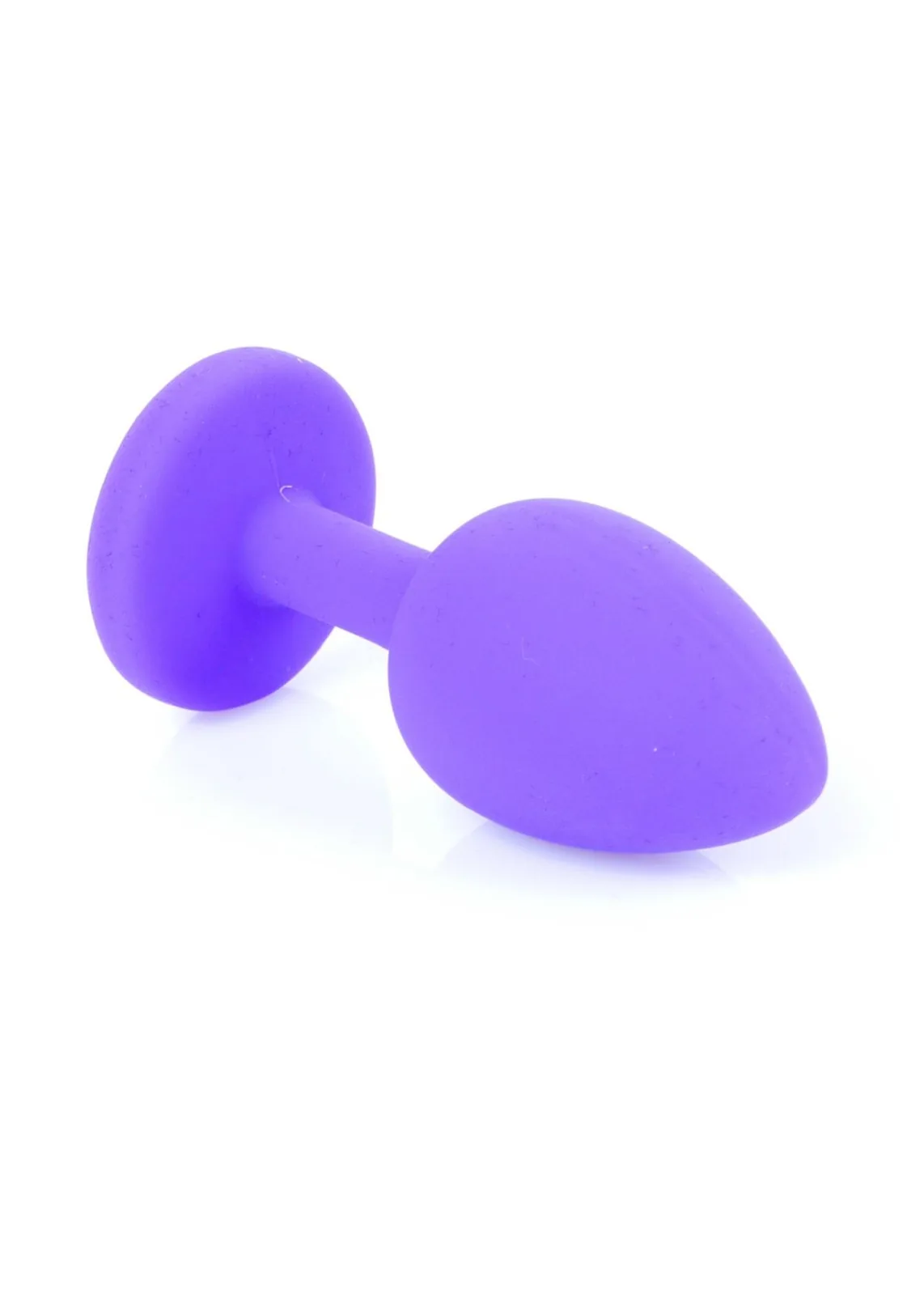 B - Series HeavyFun Purple Silicone Plug Jewelry Small — Red Diamond